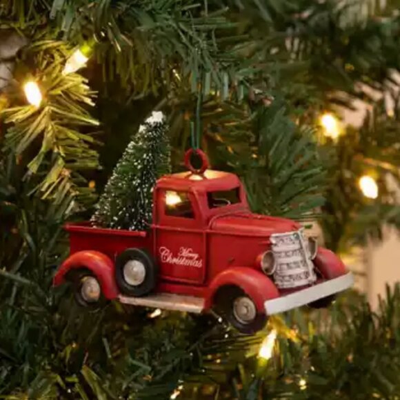 Christmas Vintage Truck and Train Ornament Set (New) - Picture 3 of 6